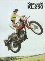 Kawasaki  KL 250 Prospekt ca. 1978