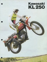 Kawasaki  KL 250 Prospekt ca. 1978