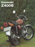 Kawasaki  Z 400 B Prospekt ca. 1978