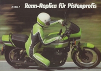 Kawasaki Z 1000 R Prospekt ca. 1983