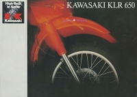 Kawasaki KLR 650 brochure ca. 1986