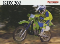 Kawasaki KDX 200 Prospekt ca. 1990