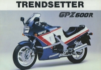 Kawasaki GPZ 600 R Prospekt ca. 1990