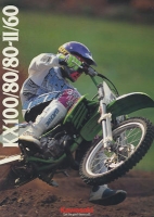 Kawasaki KX 100 / 80 / 80-II / 60 brochure 1992