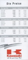 Kawasaki pricelist 1.1993