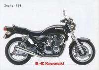 Kawasaki Zephyr 750 brochure 10.1993