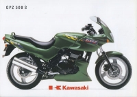 Kawasaki GPZ 500 S brochure 10.1993