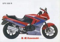 Kawasaki GPX 600 R brochure 10.1993