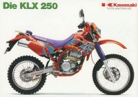 Kawasaki KLX 250 brochure 10.1994