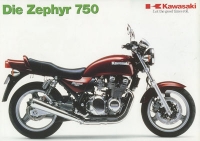 Kawasaki Zephyr 750 brochure 10.1994