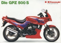 Kawasaki GPZ 500 S brochure 10.1994