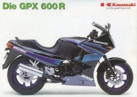 Kawasaki GPX 600 R brochure 10.1994