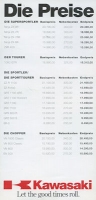 Kawasaki pricelist 10.1996