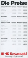 Kawasaki pricelist 2.1997