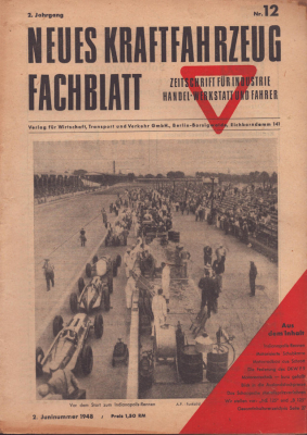 Das Kraftfahrzeug Fachblatt 1948 Heft 12