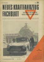 Das Kraftfahrzeug Fachblatt 1948 Heft 21