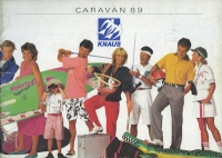 Knaus caravan program 1989