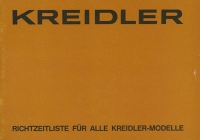 Kreidler Guide time list 4.1980