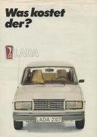 Lada 2107 brochure 9.1983