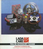 Lada Accessories brochure 1984/85