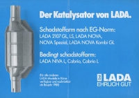 Lada Katalysator brochure 1985