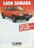 Lada Samara brochure 6.1986