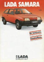 Lada Samara brochure 1.1987