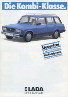 Lada Nova Kombi brochure ca. 1988