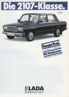 Lada 2107 brochure ca. 1988