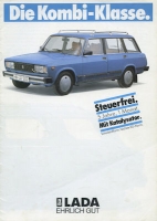 Lada Nova Kombi brochure 7.1988