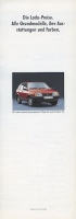 Lada Grundmodelle Preisliste + Farben 9.1989