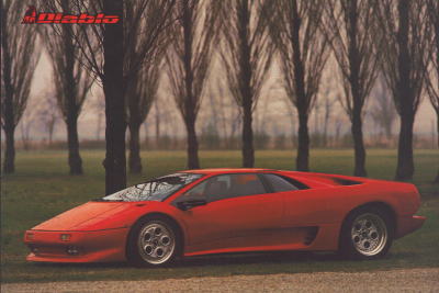 Lamborghini Diablo Prospekt 1990er Jahre