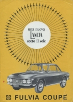 Lancia Fulvia Coupé brochure 3.1965