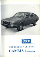 Lancia Gamma Bedienungsanleitung 4.1977