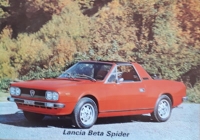 Lancia Beta Spider brochure ca. 1977