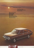 Lancia program ca. 1978