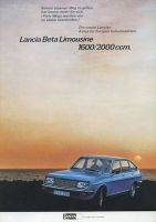 Lancia Beta Limousine brochure ca. 1979