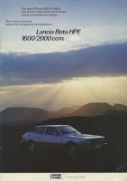 Lancia Beta HPE brochure ca. 1979