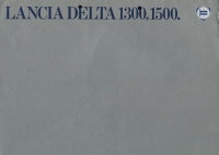 Lancia Delta 1300 1500 Prospekt ca. 1980