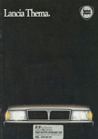 Lancia Thema brochure 3.1986