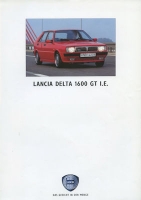 Lancia Delta 1600 GT I.E. Prospekt 9.1991