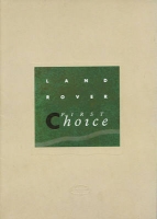 Land Rover First Choice (Cloths) brochure 1989