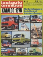 Lastauto + Omnibus Katalog Nr. 5 1976