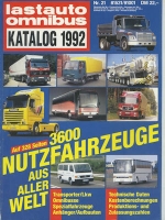 Lastauto + Omnibus Katalog Nr. 21 1992