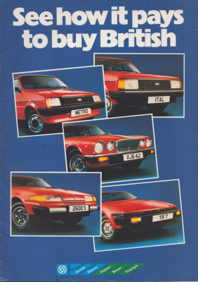 Leyland Cars Prospekt ca. 1980
