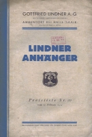 Lindner Anhänger Preisliste 2.1934