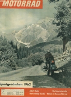 Das Motorrad 1962 No. 7