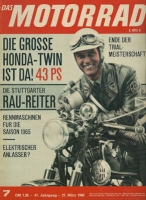 Das Motorrad 1965 Heft 7