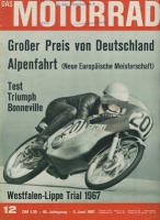 Das Motorrad 1967 No. 12