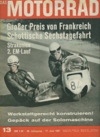 Das Motorrad 1967 No. 13